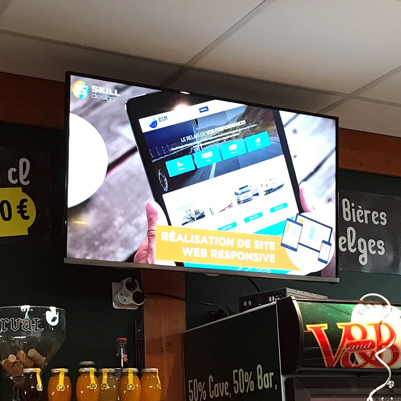 Skill Design vous propose sa solutions d'affichage dynamique
