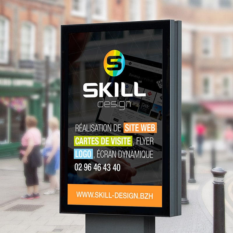 Skill design vous propose de la création graphique pour votre communication