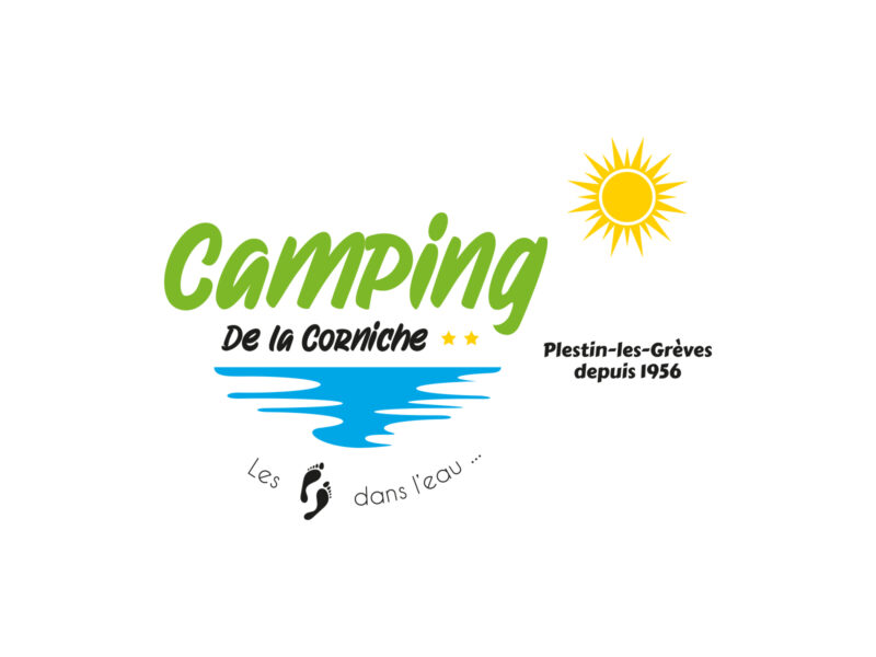 Création de logo du Camping de la Corniche à Plestin-les-Grèves