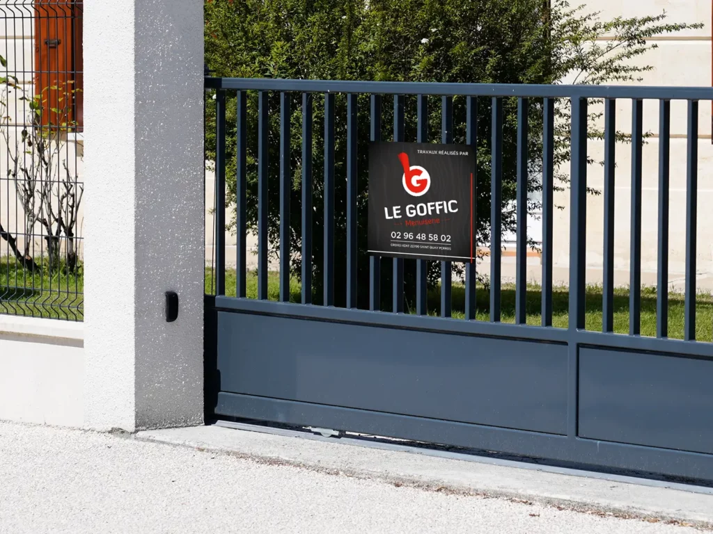 Menuiserie Le Goffic – Création et impression de panneaux de chantier