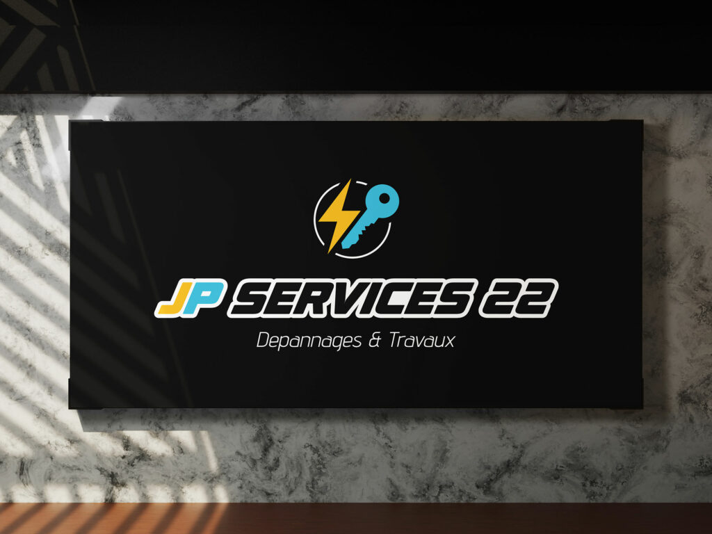 JP Services 22 – Création logo et carte de visite